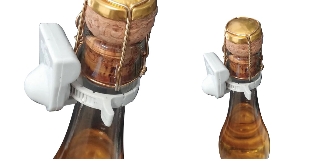 Sistema antirrobo para botellas