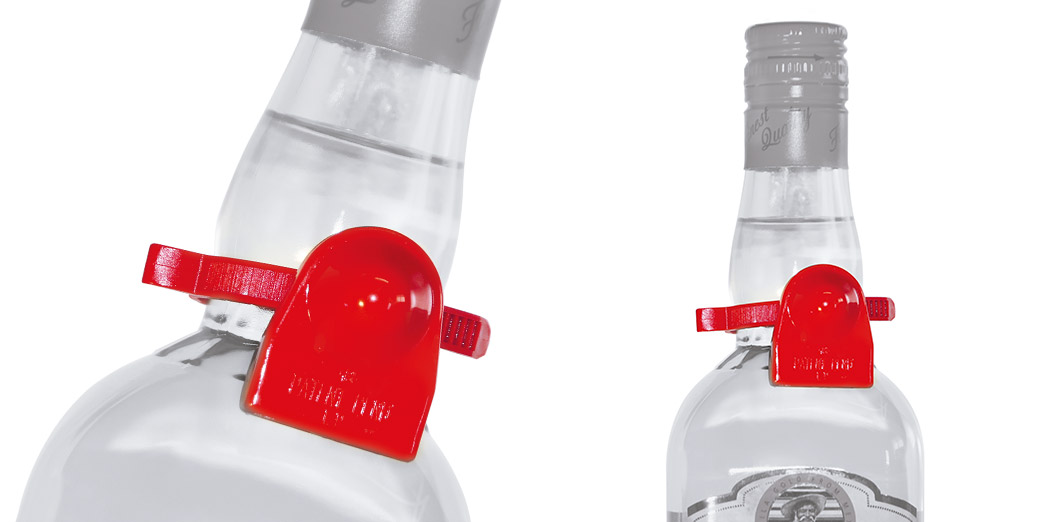 Sistema antirrobo para botellas