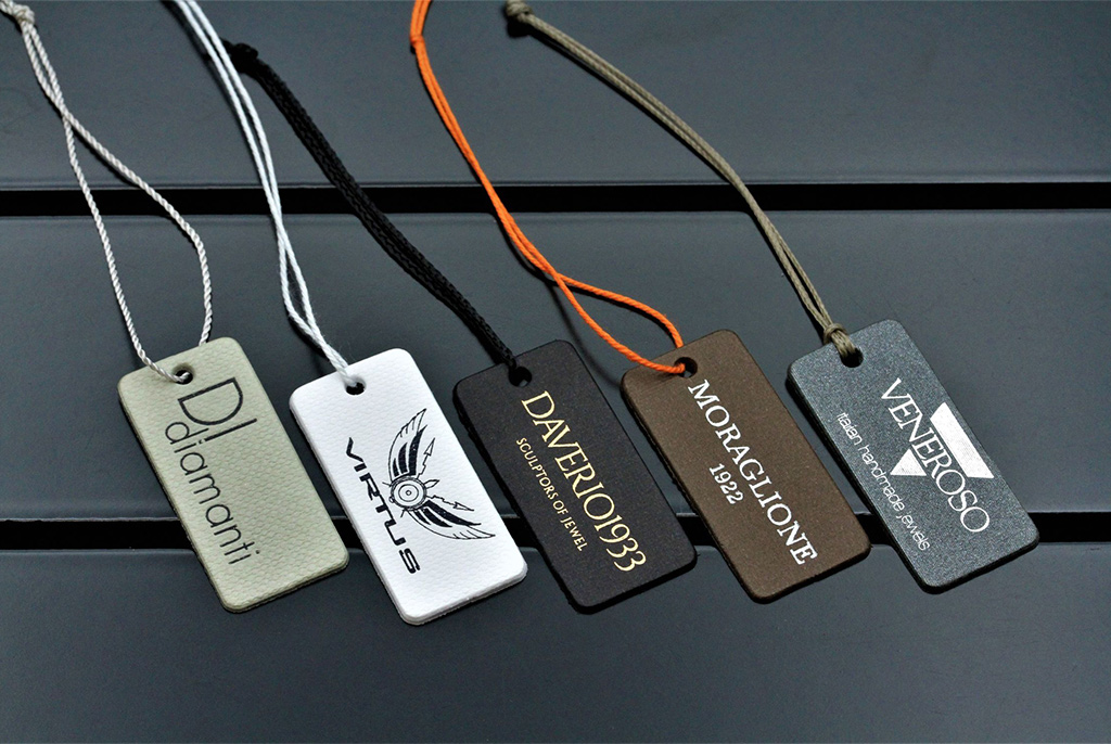 Cardstock labels for jewelry