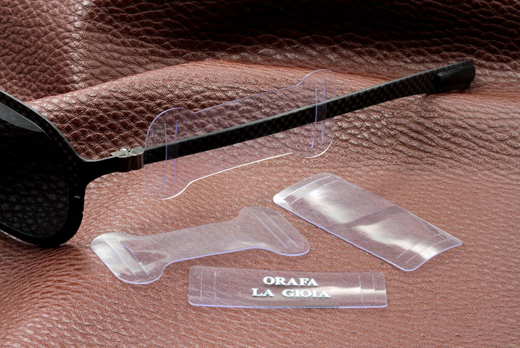 Etichette in plastica per occhiali - personalizzate